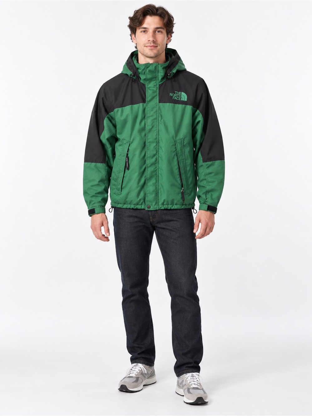 The North Face Green & Black Colorblock Jacket | Men’s Small